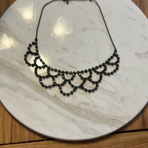 Vintage Anthropologie Beaded Bib Necklace